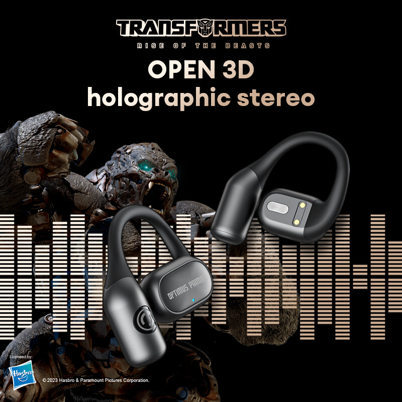 Transformers TF-T13 Hanging Ear Wireless Bluetooth Non-in-ear Bone Conduction Concept Bluetooth 5.3 Headset Noise Reduction Super Long Battery Life Sports Running Fitness Apple Huawei Universal