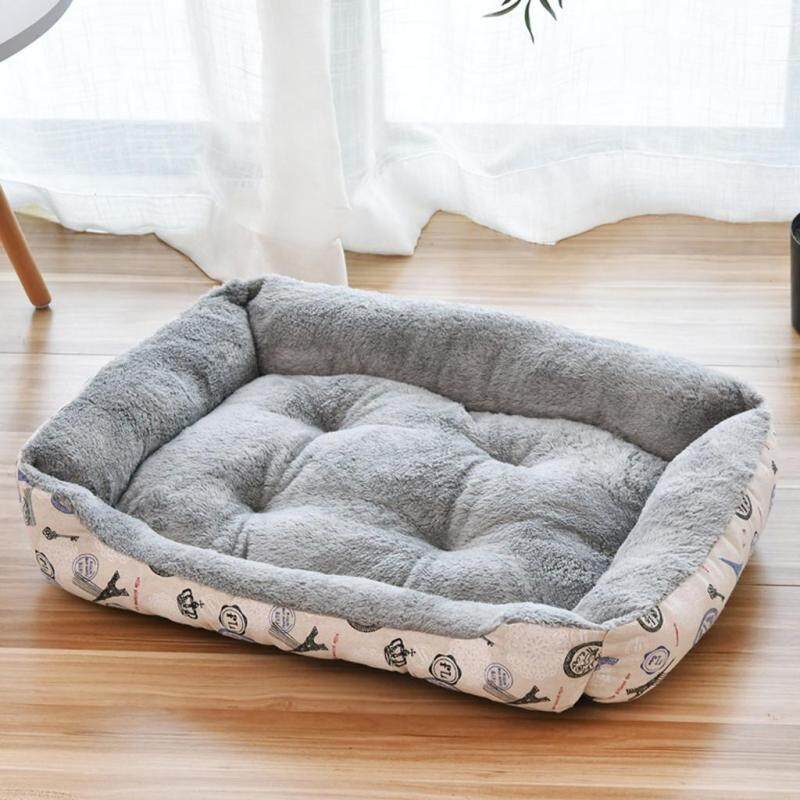 Kikipet XXS Thảm Nằm Miễn Phí Vận Chuyển Cod Nhà Cho Chó Họa Tiết Cún Cưng Cashmere Nhà In Giữ Ấm Đệm Trải Ổ Cho Thú Cưng Phụ Kiện Cho Thú Cưng