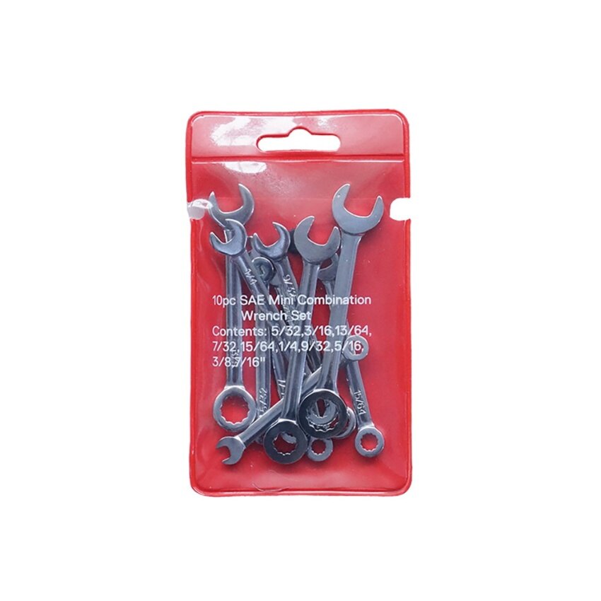 10pcs Mini Open End Wrench Torx Combination Wrench Set Metric And British Pocket Wrench