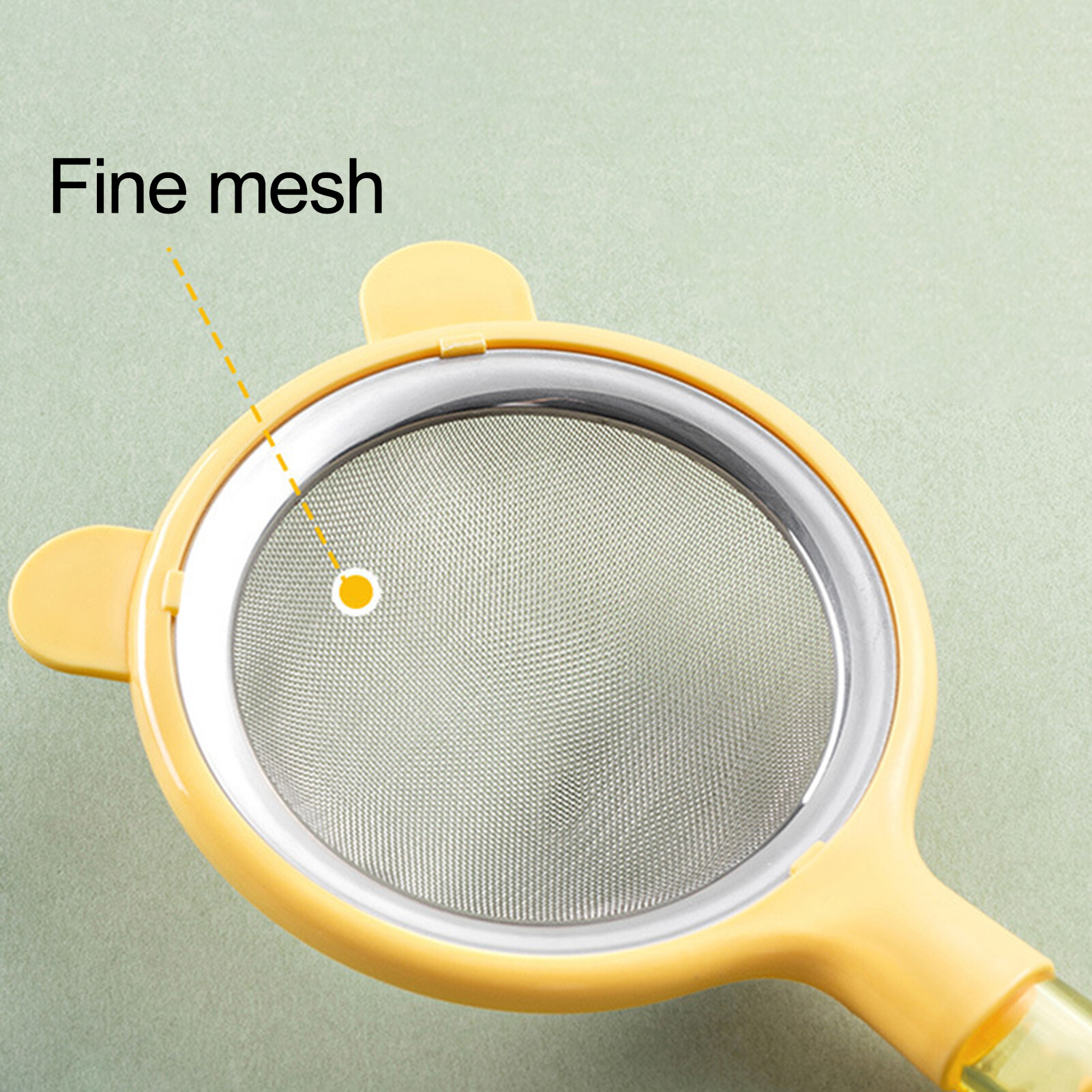 xiaxuannai Mesh Filter Strainer Mesh Strainer with Plastic Handle Versatile Kitchen Strainer with Plastic Handle Ideal for Baking Cooking and Straining Food Grade Flour Sifter Infant Food Colander Coffee Tea
