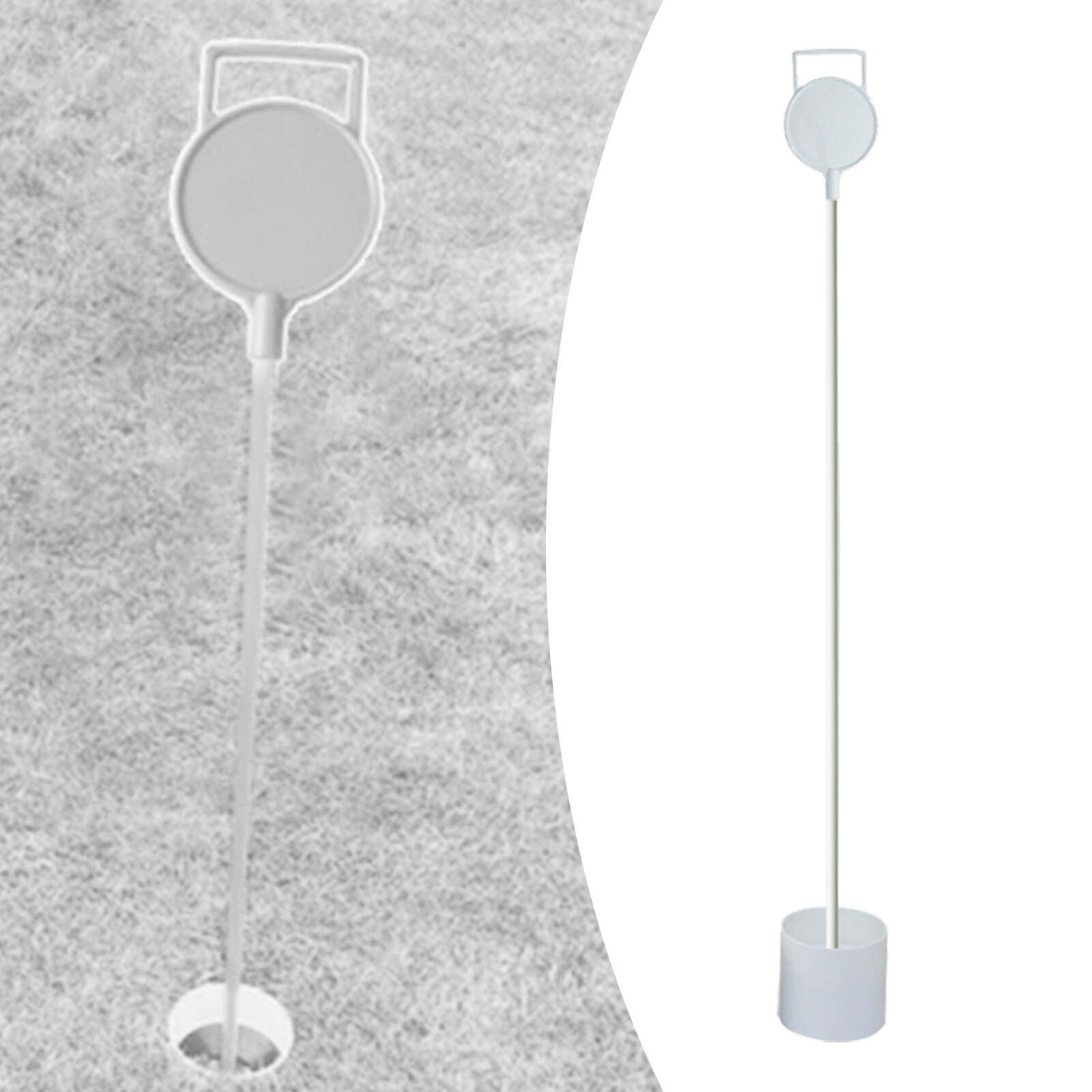 Baoblaze Portable Golf Hole Pole Cup Flag Stick Putting Green Backyard Practice Training Aids Gear Golf Pin Flagpole Flagstick