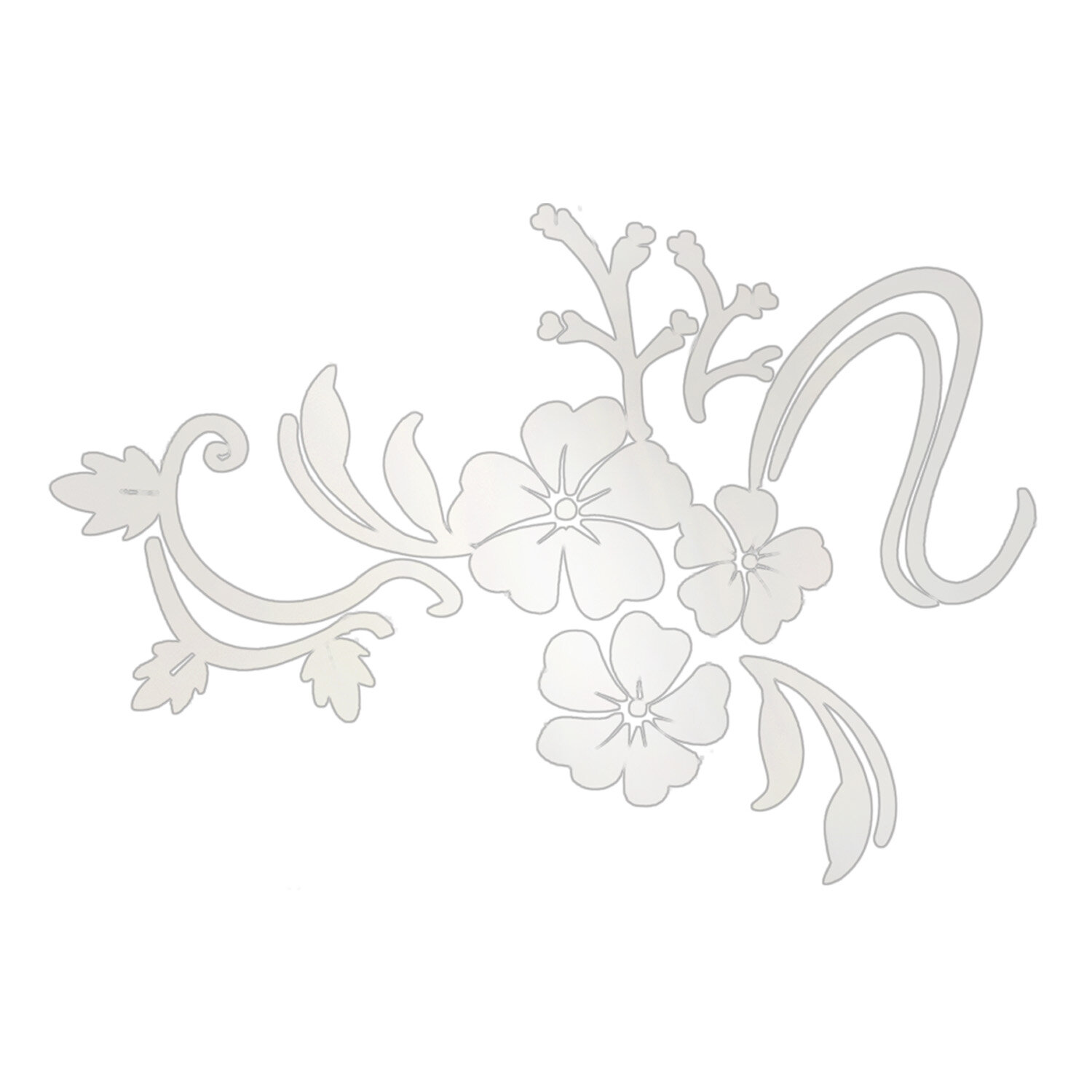 Removable 3D Mirror Flower Art Wall Sticker Acrylic Mural Decal Home Room Decor