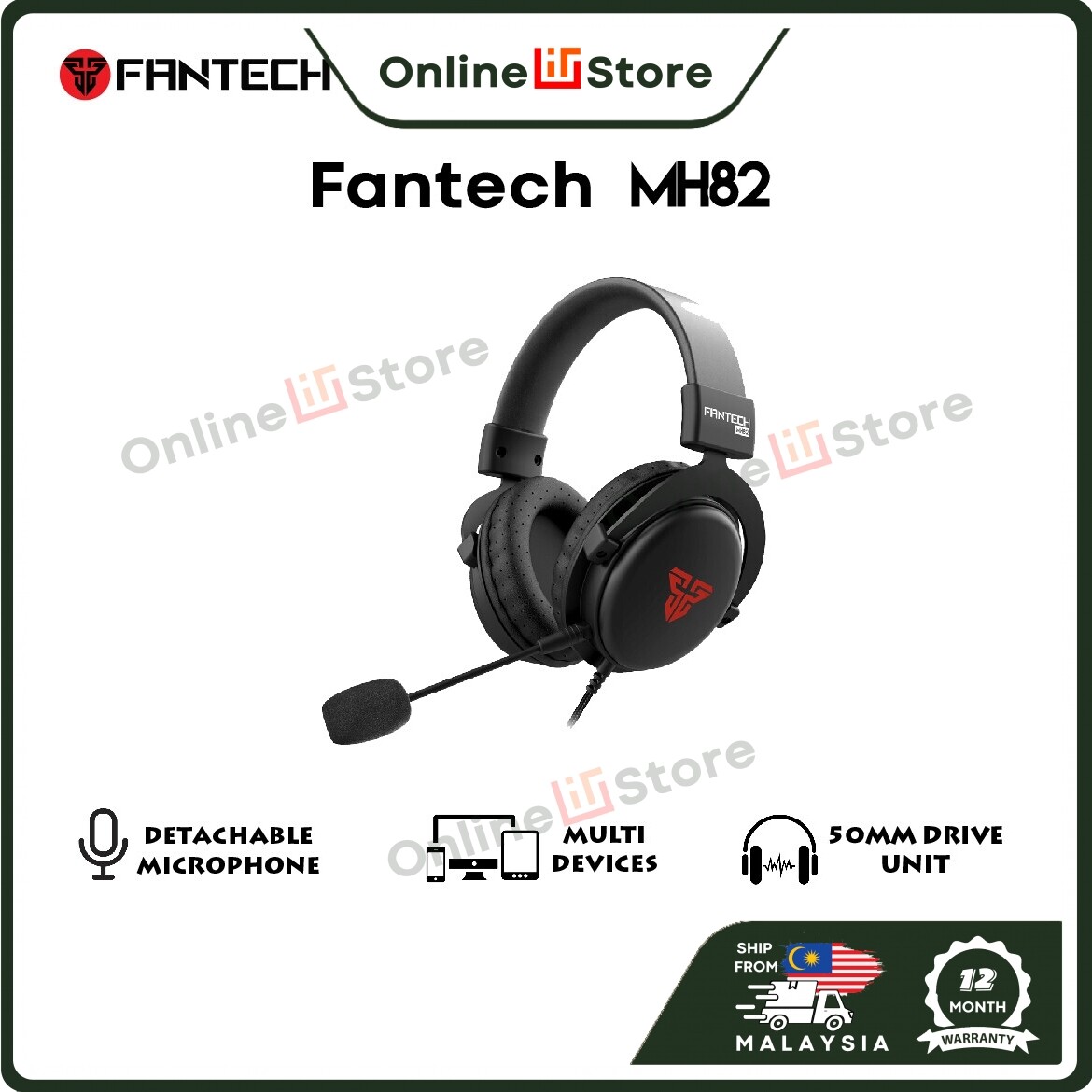 Fantech echo discount mh82 gaming headset