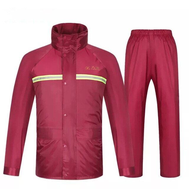 Paradise High-Quality Raincoat Suit Impermeable Women/Men Hooded Motorcycle Poncho Motorcycle Rainwear Hiking Fishing Rain Gear