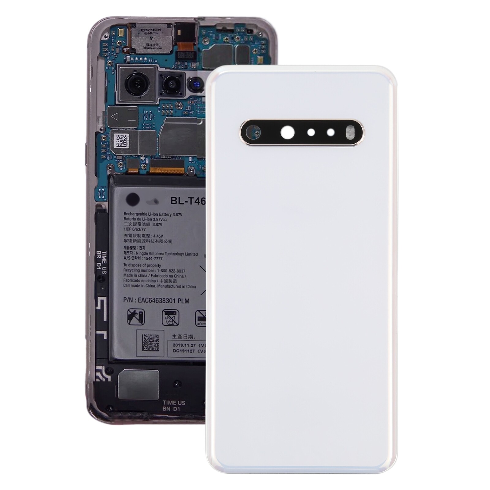 Original back cover for lg v60 thinq 5g lm-v600