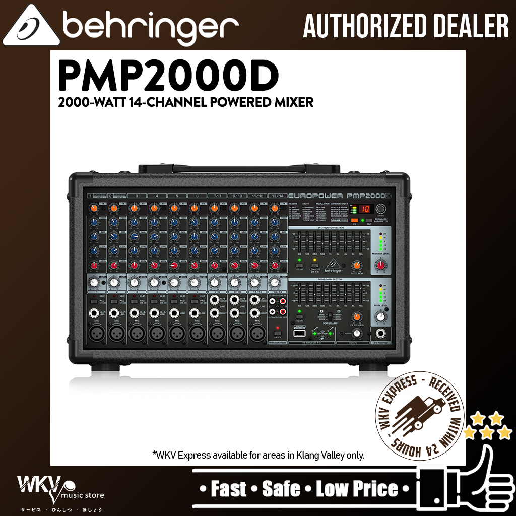Behringer PMP2000D 14channel 2000Watt Powered Mixer (PMP2000D / PMP