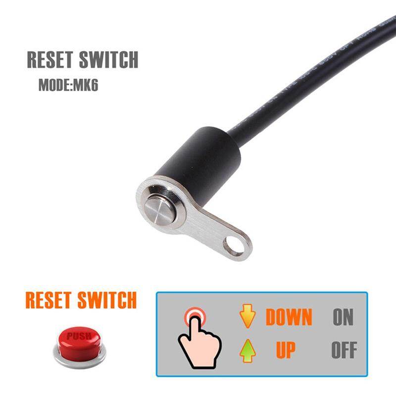 Ministar 12V Universal Motorcycle Handlebar Reset Switch Button Engine ON-OFF Waterproof
