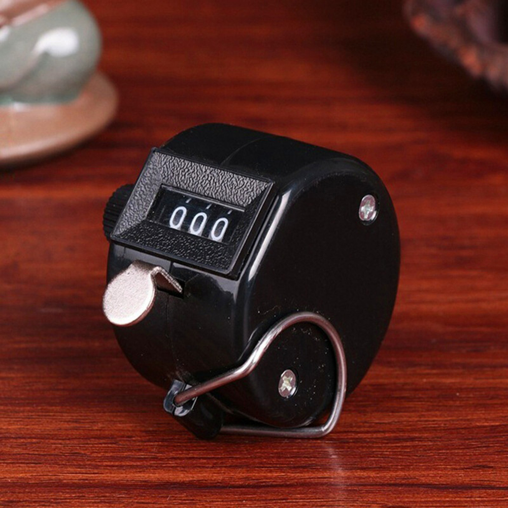 Professional Handheld Tally Click Counter 4 Digits Number for Golf Clicker Club