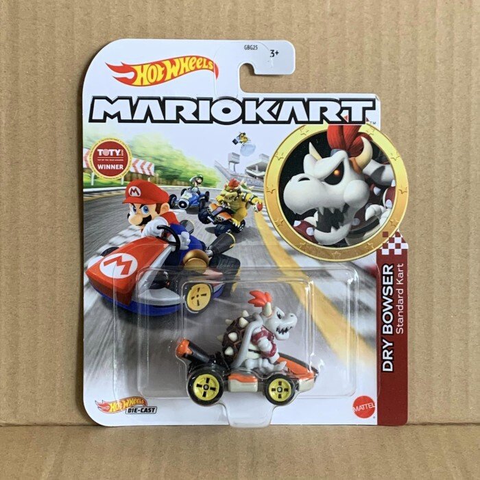 Mario Kart Dry Bowser Standard Kart Hotwheels | Lazada