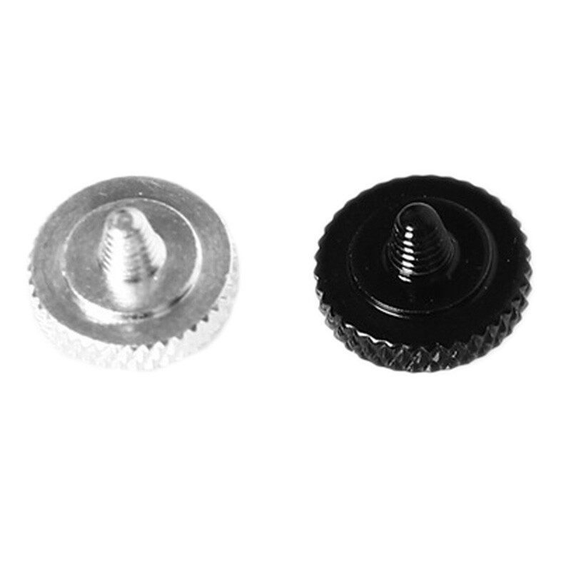 2Pcs Camera Shutter Release Button Metal for Fujifilm Xt30 Xt20 Xt10 Xt3 Xt2 Xpro2 X100F x - Black & Silver