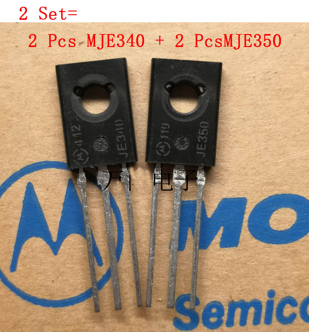 2 pairs new mje340 mje350 chip