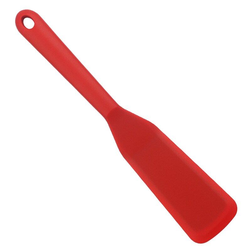 Silicone Shovel Omelet Spatula Turner Long Crepe Spatula Heat Resistant Cooking Spatula for Cooking Burgers Pizza Pancake Steak