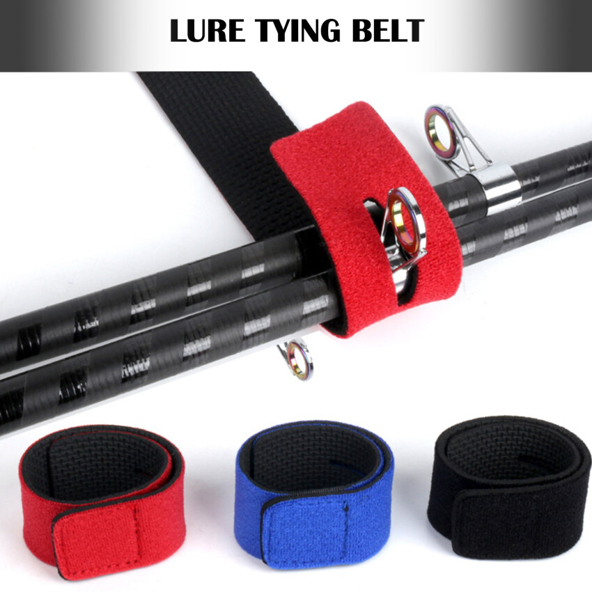 10 Pieces Of Fishing Rod Tie Entrainment Outdoor Fishing Rod Carrying Sling Elastic