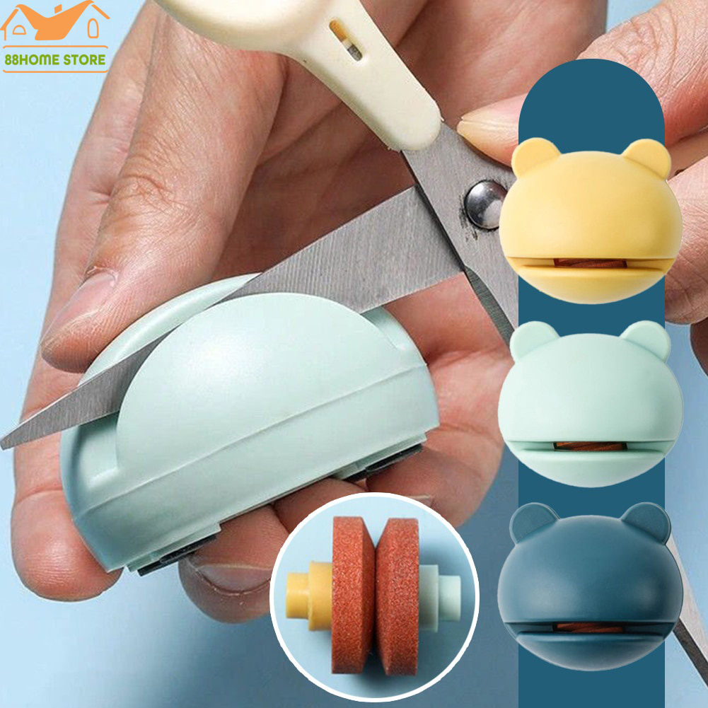 [88 Tại Nhà] Hàng Có Sẵn 1 Chiếc Dụng Cụ Mài Dao Sáng Tạo Dụng Cụ Mài Chống Trượt Hoạt Hình Ếch, Dụng Cụ Mài Dao Gia Dụng Nhà Bếp Nhỏ Và Dễ Thương Đơn Giản