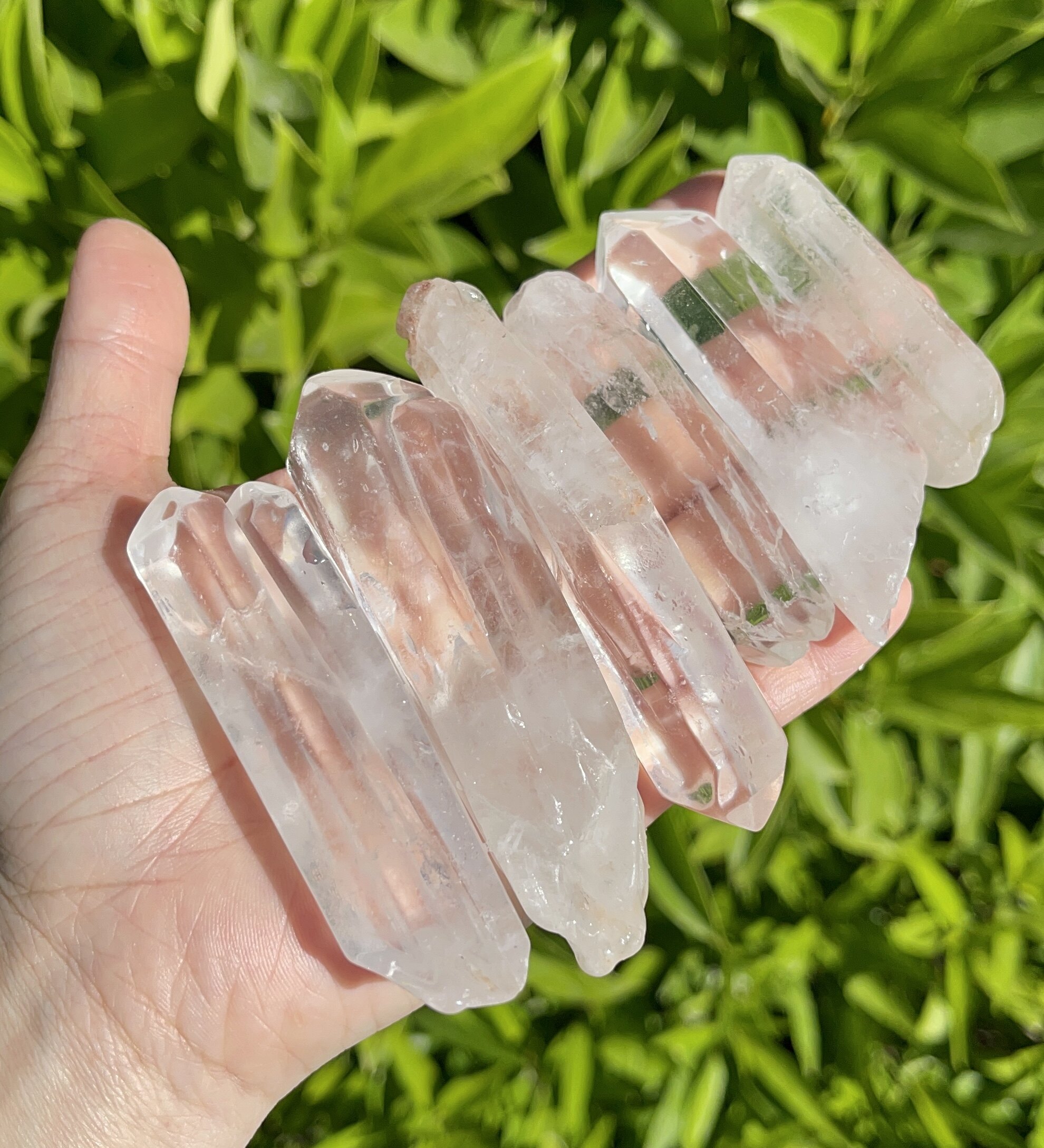Clear Quartz Crystal Points Raw Quartz Point Crystal (1" 5