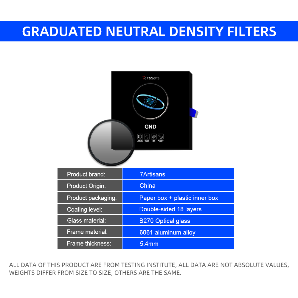 7artisans GND 0.9 Rotating Soft Gradual Filter (3 Stop) 46mm - View #4