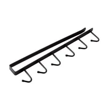 Sealavender Metal Mug Cup Hook Kitchen Storage Rack Cupboard