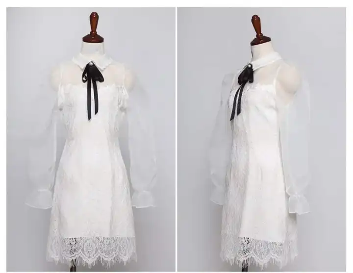 K Style Korean Raebi Organza One Piece Dress Lazada