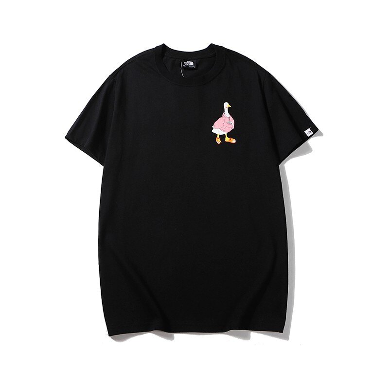 The north face duckling print casual short sleeves for men and women