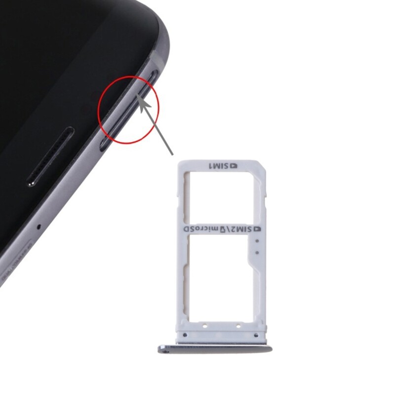 SIM Card Tray Dual Slot Holder Carrier Replacement Part for Samsung Galaxy S7 Edge/G935/Galaxy S7