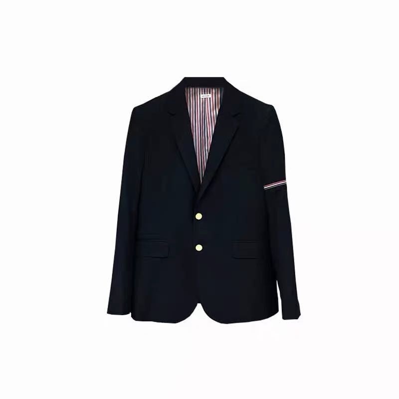 Thom Browne The latest men's TB small suit autumn business casual suit tb three-color belt jacket versatile suit jacket Genuine 2023