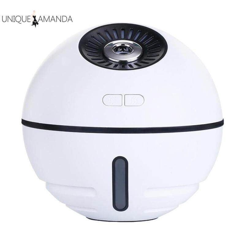 Portable 300ml Humidifier Aroma Diffuser Cool Mist Maker with Small Fan Light Essential Oil Diffuser Singapore