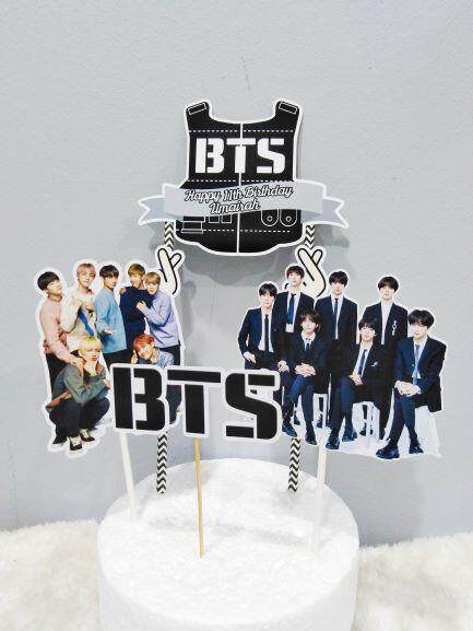 Kpop Bts Cake Topper Buy Sell Online Cake Cupcake Toppers With