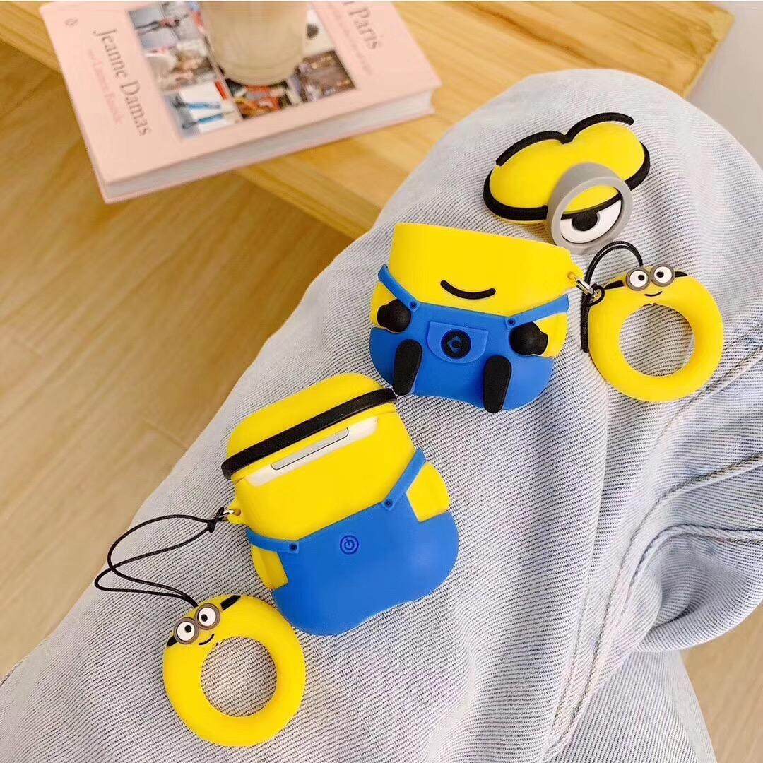 Cute 3D Big Eyes Wireless Bluetooth Earphone Case for Apple AirPods Pro 3 (2025) Soft Silicone Shockproof Cover for AirPods 4 3 AirPods Pro 2 1 Charging Box Accessories
