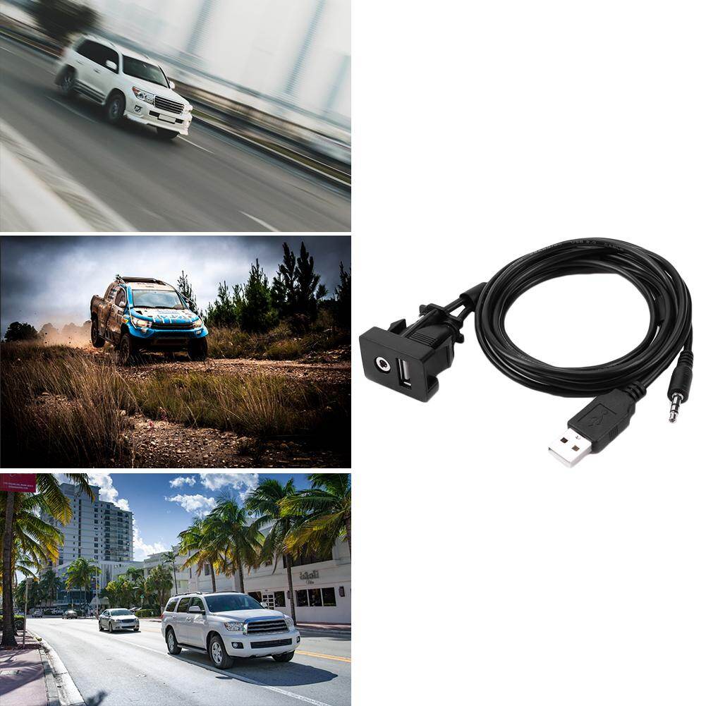 Bảng Điều Khiển Cổng USB, Cáp Mở Rộng AUX USB 3.5Mm Cho Toyota Camry Corolla