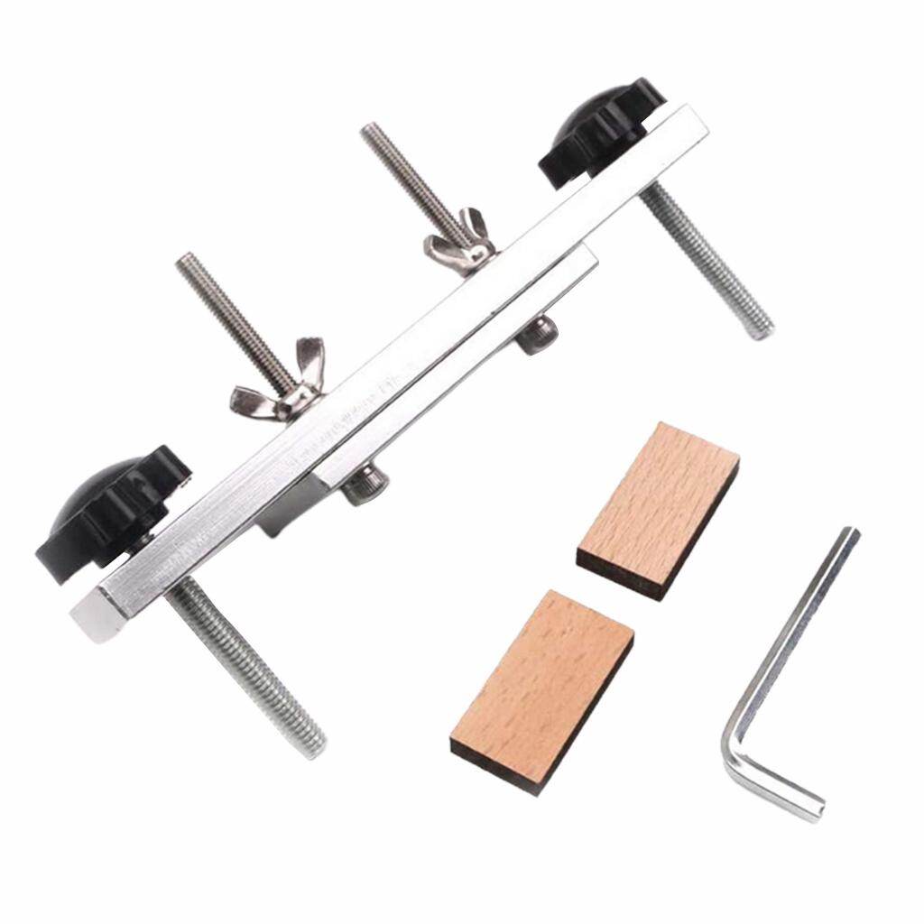 Baoblaze Ngựa Đàn Guitar Kẹp-Chốt Dây Đàn Song Song Lỗ Luthier Caul Tool