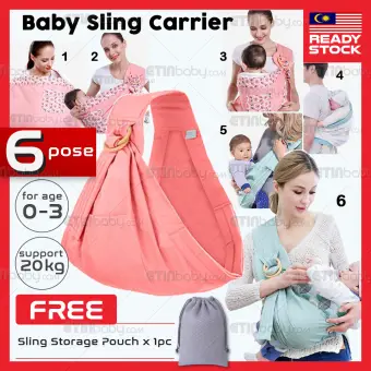 baby sling positions