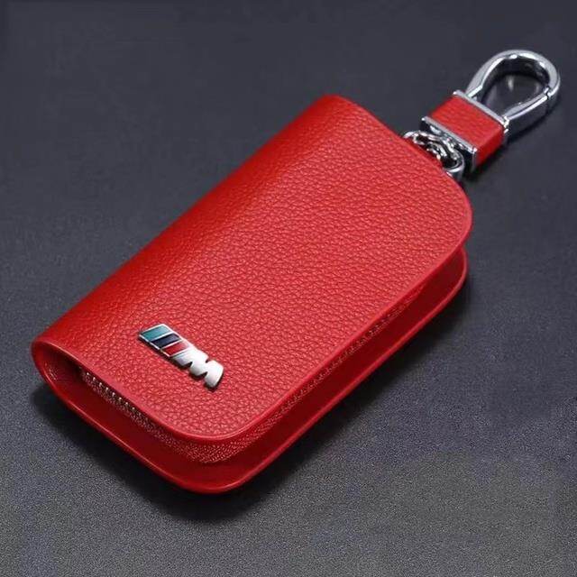 Leather car key case cover shell fob for bmw m f48 e84 x1 f07 f10 f01 f20 f30 g30 e60 e90 e92 e93 x5 x6 z4 accessories
