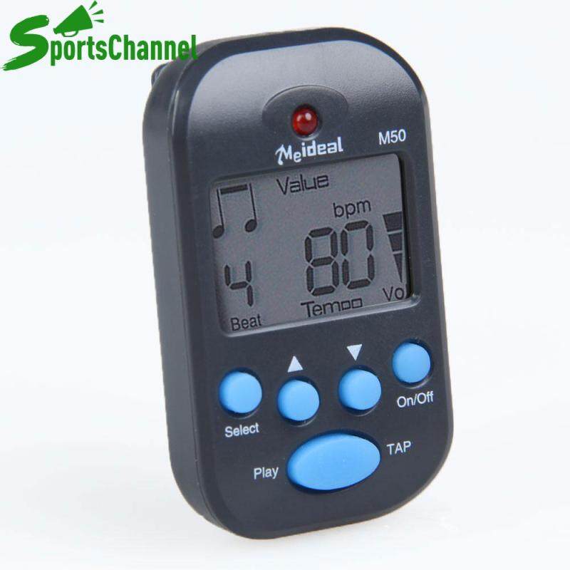 M50 Mini Professional LCD Clip-on Digital Tuner Metronome for Guitar Piano Malaysia