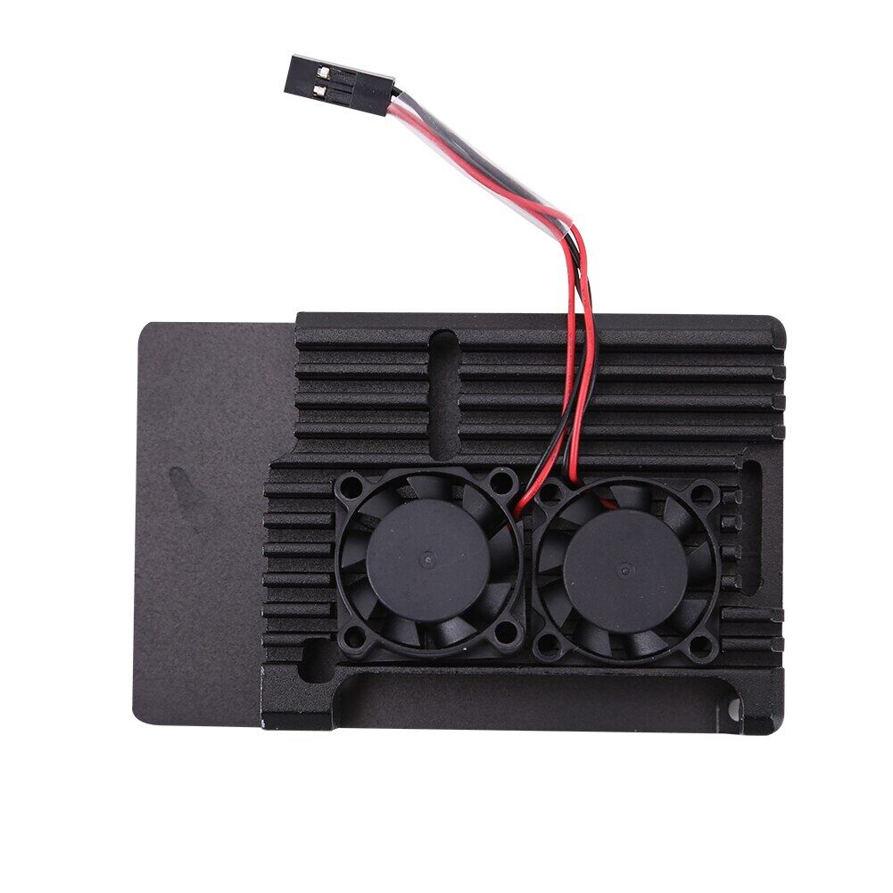 Raspberry Pi 3 Aluminum Metal Case For Raspberry Pi 3 Model B 3B Plus Aluminum Case Box With Dual Fan Heat Sink Raspberry Pi 3