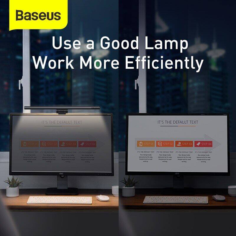 Baseus Màn hình LED Bar đèn bàn máy tính để bàn Màn hình laptop đèn treo bàn rượu Đèn văn phòng nghiên cứu Đèn đọc sách Màn hình LCD