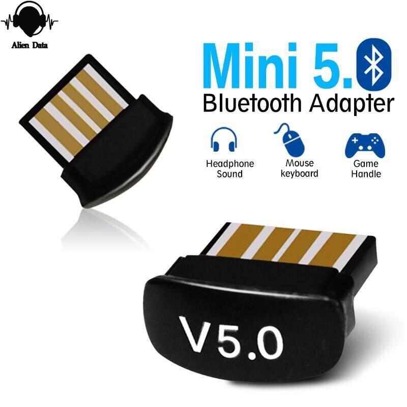 【Alien Data】bộ Chuyển Đổi Usb Bluetooth 5.0 Cho Máy Vi Tính Máy Tính Mini Chuyển Tập Tin Âm Thanh Dongle Thụ Thể USB Bộ Phát Bluetooth 5