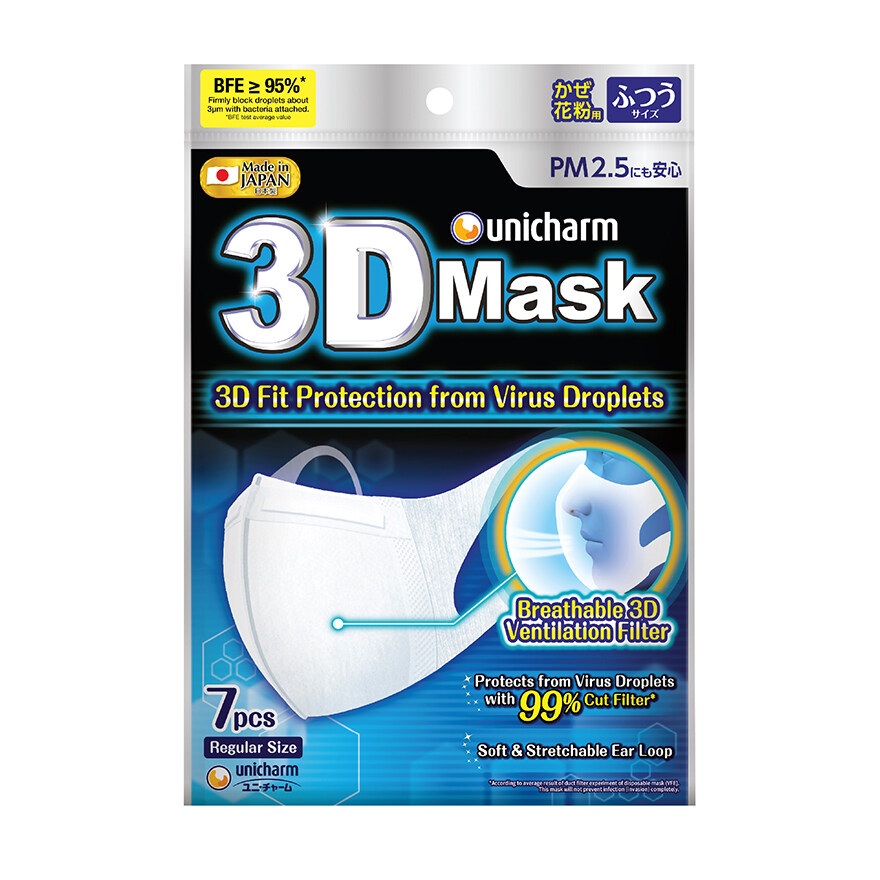 unicharm 3d mask s