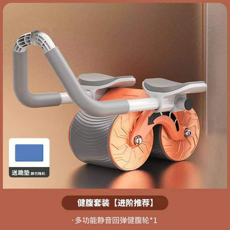 Bộ [Giảm Giá Hấp Dẫn] Máy Tập Giảm Mỡ Tập Luyện Lõi Abs Chống Trượt Tự Động Hồi Phục Con Lăn Tập Bụng Cho Năm Thiết Bị Tập Thể Dục
