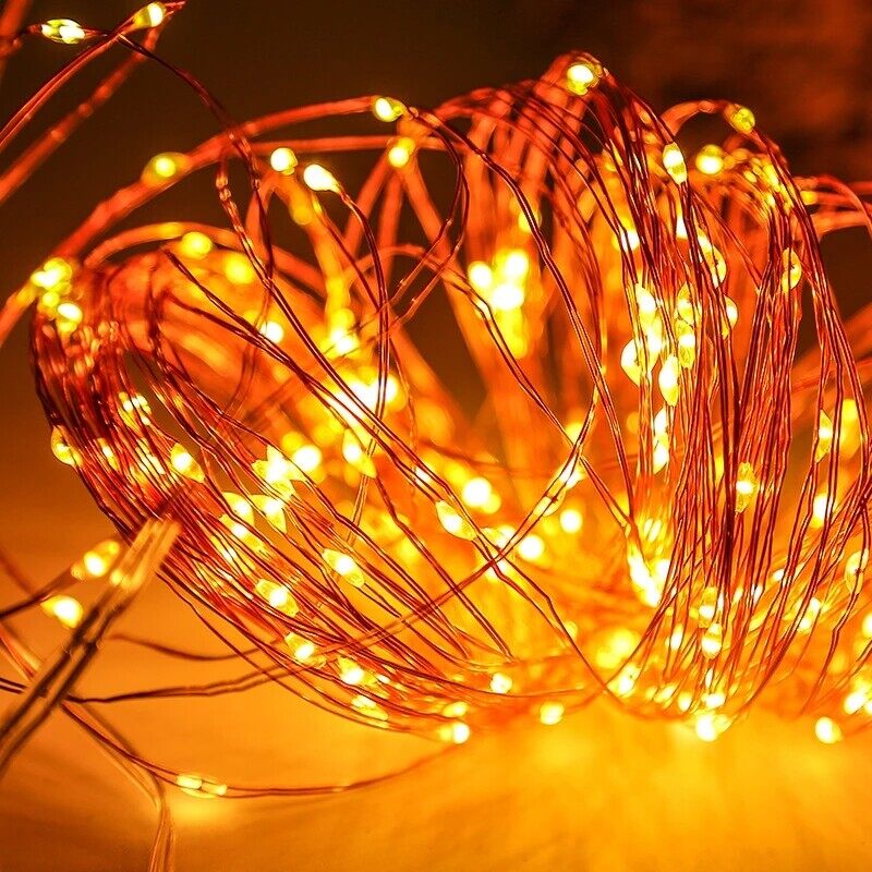 5/10M 50/100Led USB Copper Wire RGB Fairy String Light With Remote Control