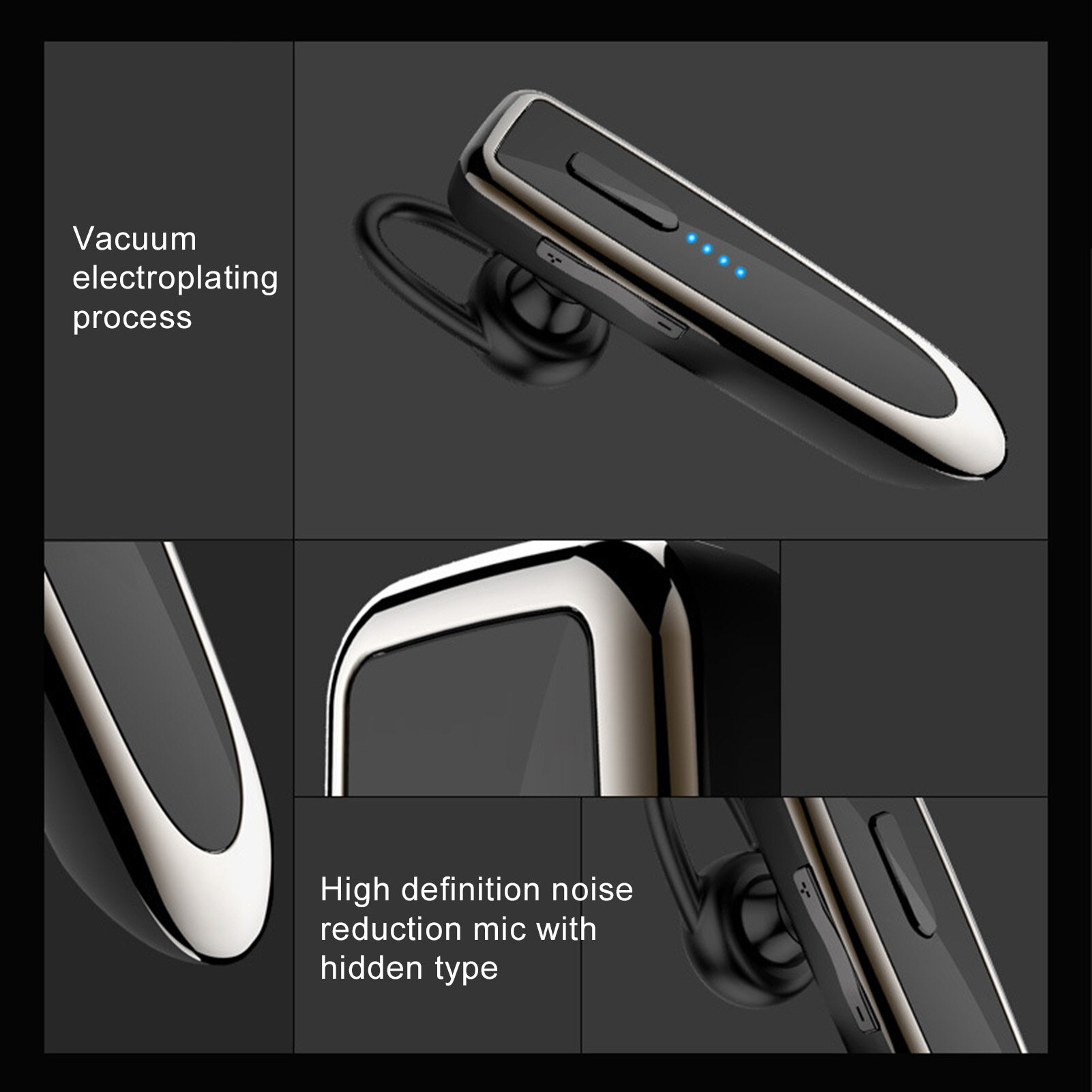 K23 Bluetooth 5.0 Wireless Rechargeable Earphones with Voice Function for Phone