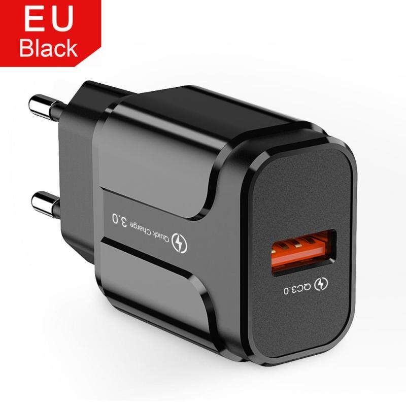 Giá 18W Sạc Nhanh 3.0 Sạc USB EU Mỹ 5V 3A Sạc Nhanh Sạc Điện Thoại Di Động Cho Iphone Huawei Samsung Điện Thoại Xiaomi Điện Thoại LG Adapter