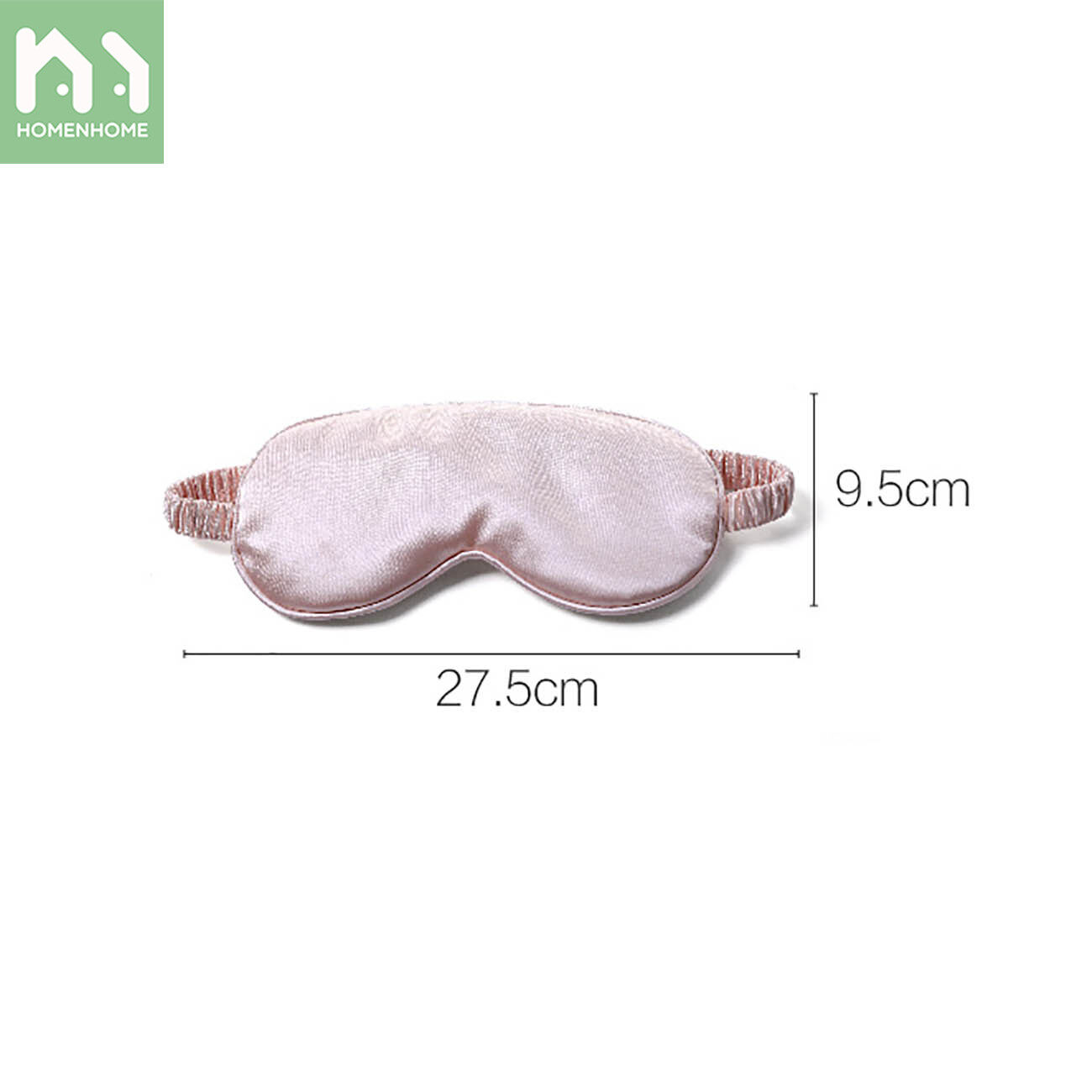 Homenhome Breathable Blackout Eye Shield Simulation Silk Sleep Eye Patch Blindfold