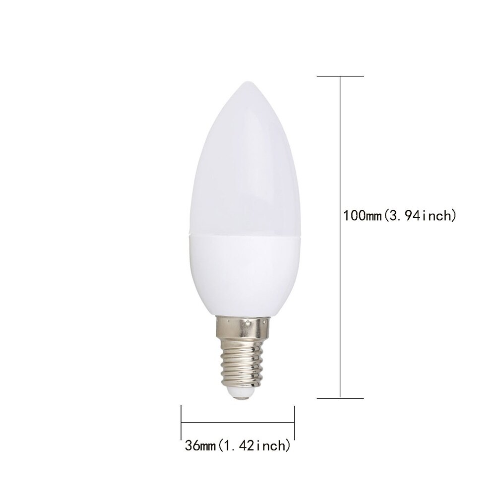 4Pcs LED Bulbs E12 E14 E27 3W Light Lamps Energy Saving For Home Office Decoration