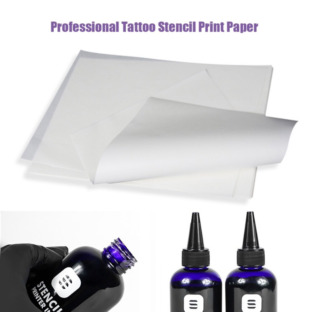 20/50/100pcs Tattoo Stencil Print Paper A4 For New Technology Tattoo Transfer Inkject Ink Transfer Machines Tattoo Accessories