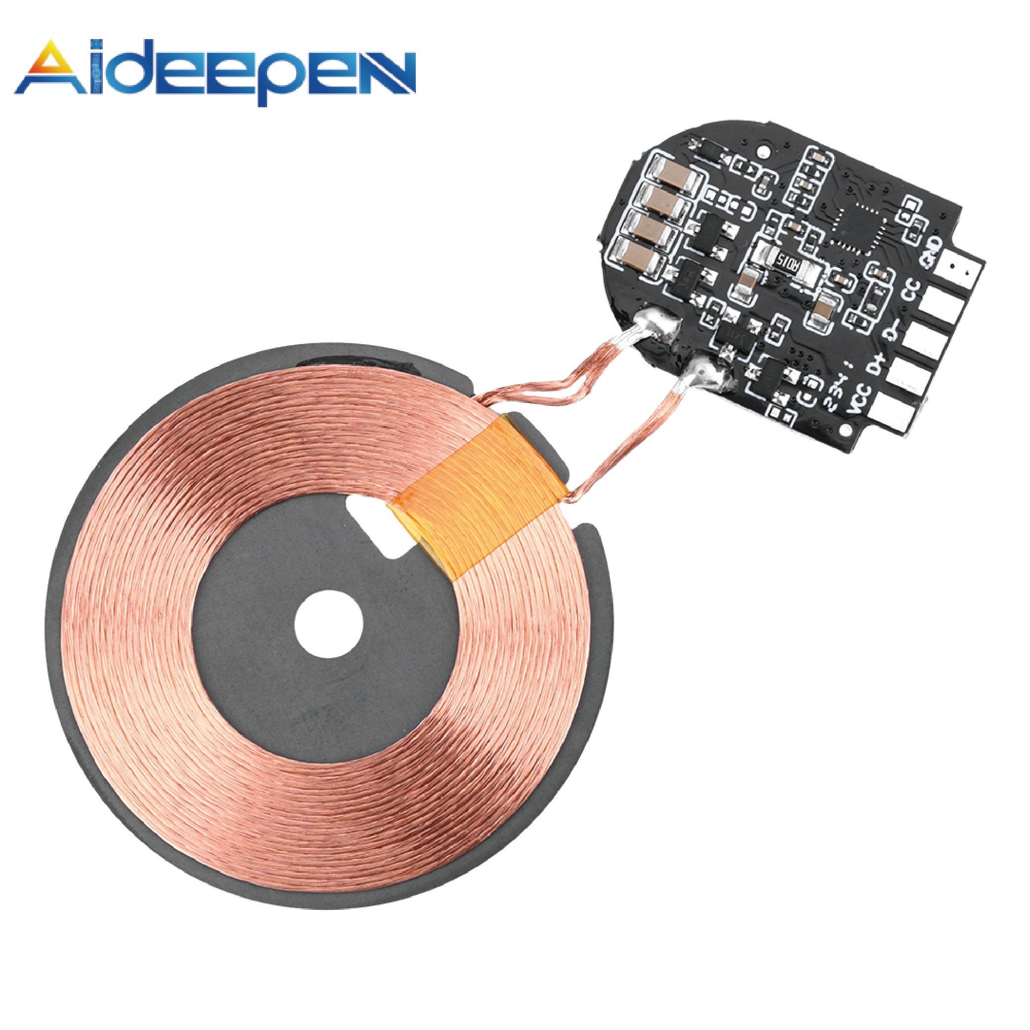 [100% original] Aideepen 15W High Power Wireless Charger Module Wireless Charger Transmitter Module PCBA Board Coil Support PD Fast Charging