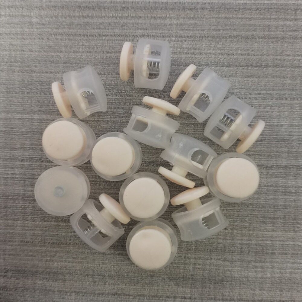 OKDEALS 50Pcs 50Pcs Rope Lock Anti Slip Buckle Elastic Rope Unbinding Shoelace Buckle Spring Buckle Press Button Rope Clamp