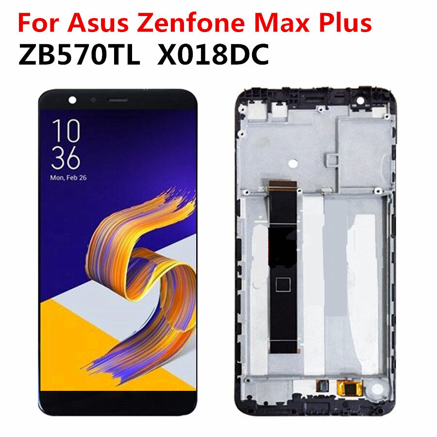 Écran LCD Complet Avec Cadre – Noir – Pour ASUS ZenFone Max Plus M1 ZB570TL (X018D) – Neuf Générique