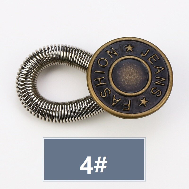 14 Styles of Nail-free Buttons Retractable Detachable Universal Buckle Extension Buckle Jeans Adjustable Waist Expansion Buckle