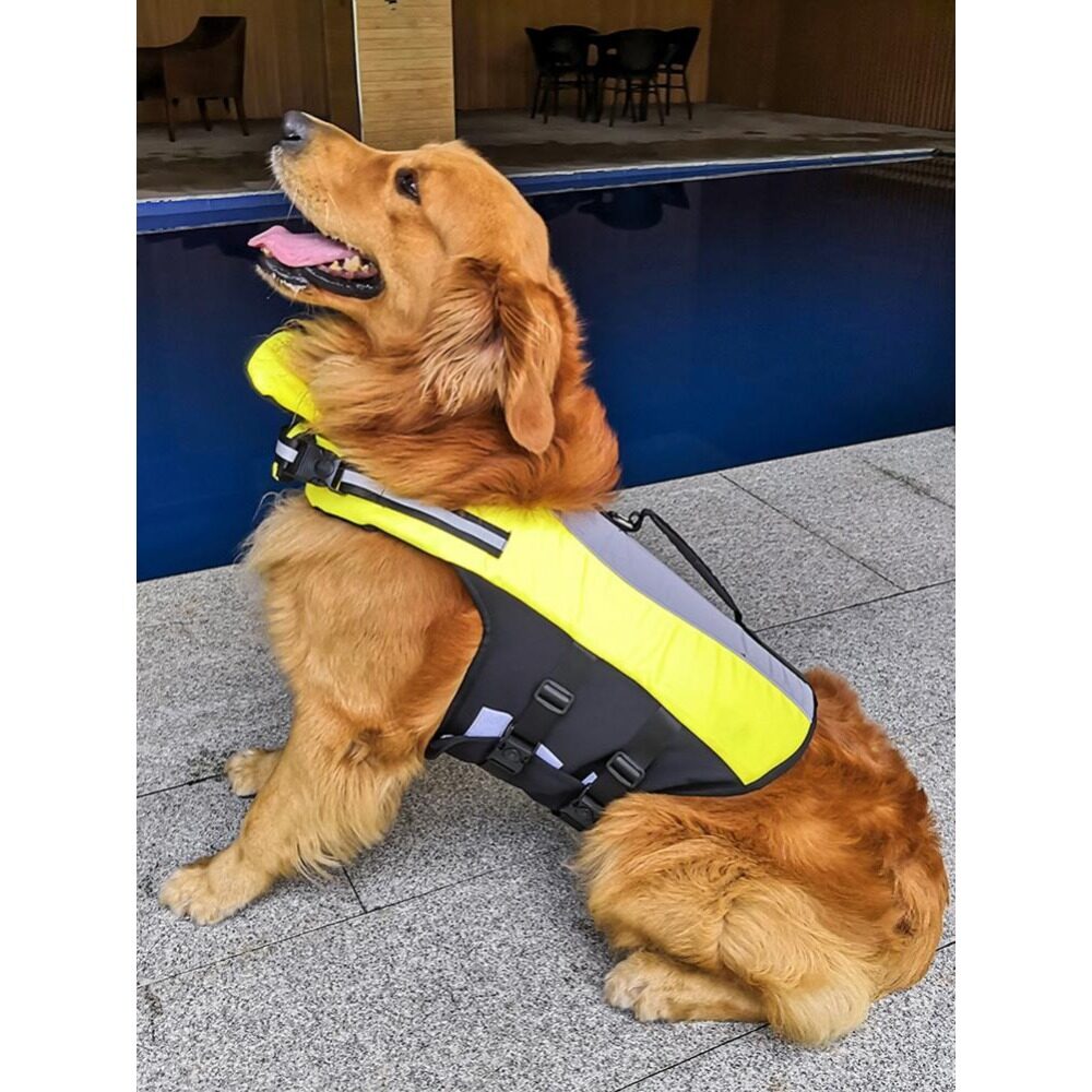 Dog Life Vest Dog Life Jacket Pet Floatation Vest With Superior
