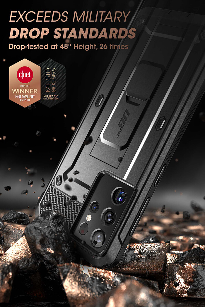 SUPCASE UB Pro Đối Với Samsung Galaxy S21 Siêu 5G Ốp (Bản Phát Hành 2021) Bảo Vệ Màn Hình Tích Hợp Với Vỏ Bọc Chắc Chắn Và Chân Đế Toàn Thân